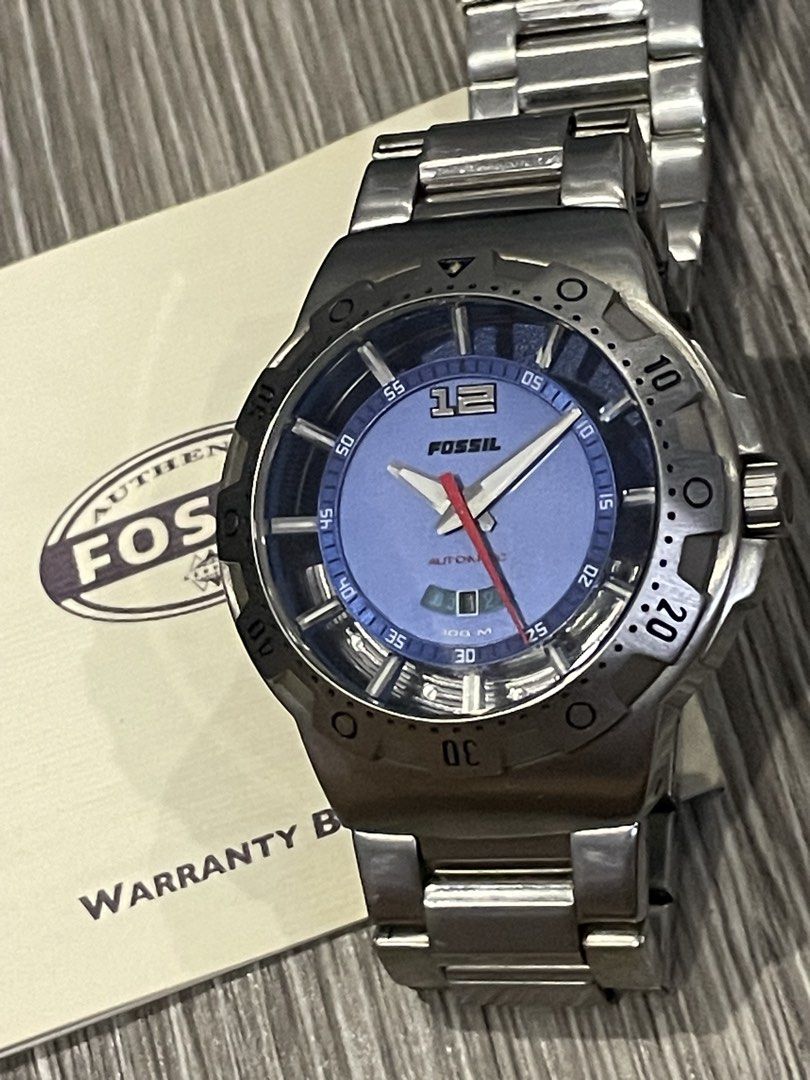 Used Fossil Blue Poseidon Automatic Divers watch (Category: Men's Watches) located in Mandaluyong City. Submitted by emes9 (Listing ID 1426832706, Image 1). Description: Used Fossil Blue Poseidon Automatic Divers watch. In excellent condition. Stainless steel bracelet, diver style bezel. .