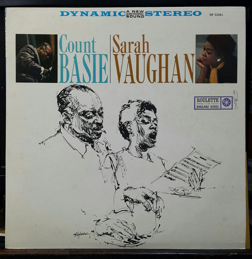 vinyl Count Basie & Sarah Vaughan 1961 (open) (Category: Vinyls) located in Antipolo. Submitted by rlt1870 (Listing ID 1426794455, Image 1). Description: record and album cover in good condition. local made vinyl. Antipolo Rizal.