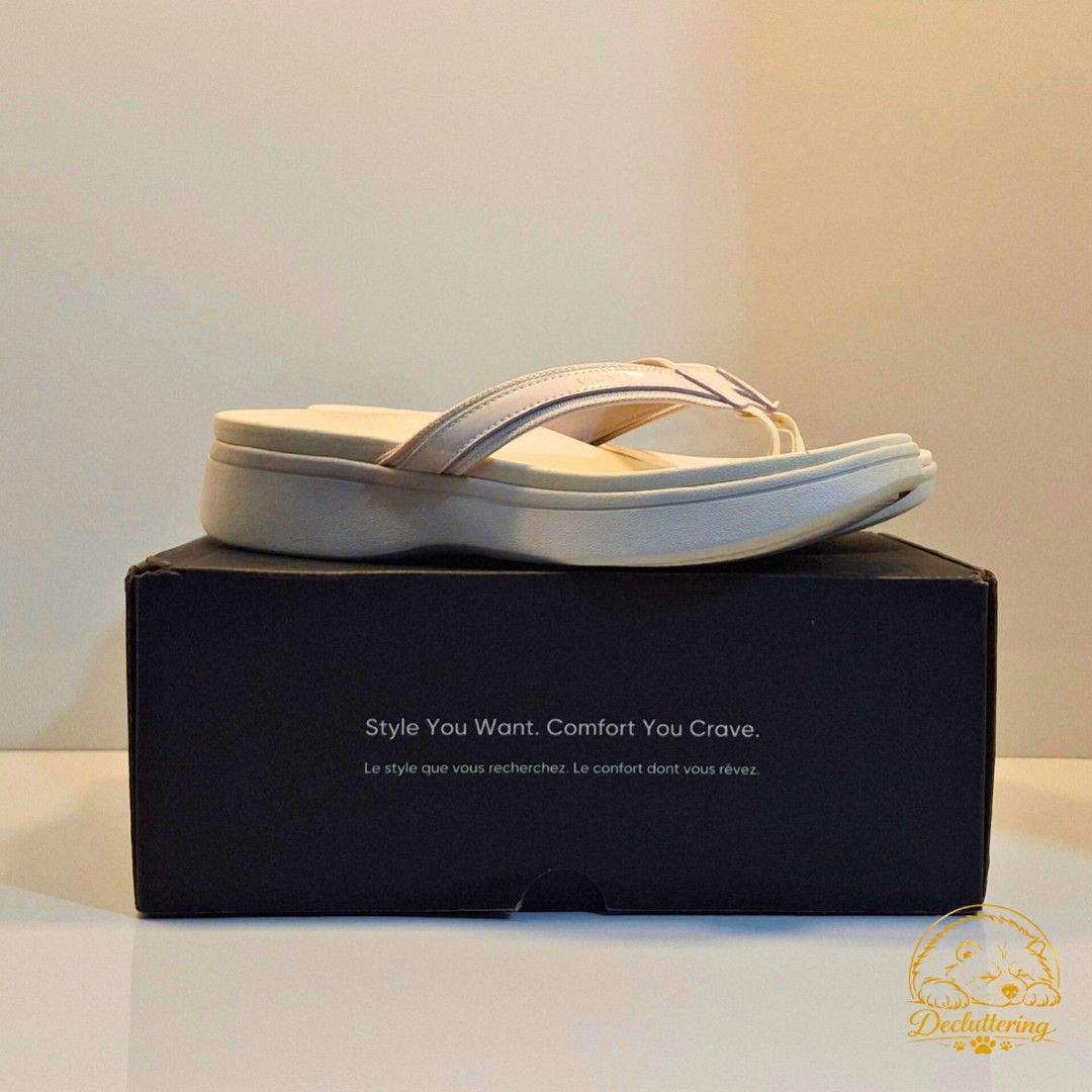 Vionic High Tide II Platform Sandal (Cream) (Category: Slippers and slides) located in Sorsogon. Submitted by ccc_declutter (Listing ID 1416863234, Image 3). Description: Vionic High Tide II Platform Sandal 🚚 𝑭𝑹𝑬𝑬 𝑺𝑯𝑰𝑷𝑷𝑰𝑵𝑮 if Jnt 💲Originally 5k+ 📦 box is intact 🛒 bought wrong size 💰 payment first before delivery 💳 BPI or Gcash 🛎 feel free to inquire 📷 ACTUAL PHOTOS were used.