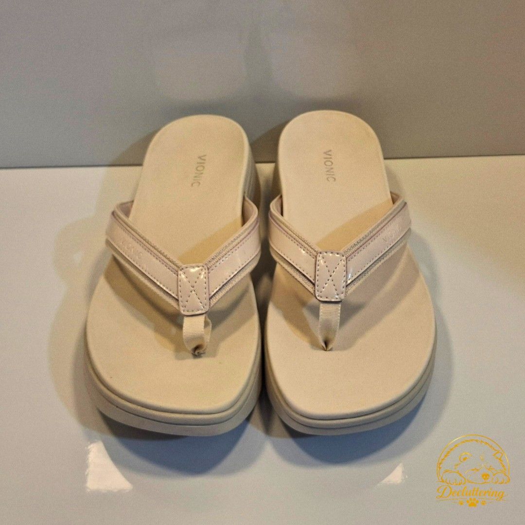 Vionic High Tide II Platform Sandal (Cream) (Category: Slippers and slides) located in Sorsogon. Submitted by ccc_declutter (Listing ID 1416863234, Image 2). Description: Vionic High Tide II Platform Sandal 🚚 𝑭𝑹𝑬𝑬 𝑺𝑯𝑰𝑷𝑷𝑰𝑵𝑮 if Jnt 💲Originally 5k+ 📦 box is intact 🛒 bought wrong size 💰 payment first before delivery 💳 BPI or Gcash 🛎 feel free to inquire 📷 ACTUAL PHOTOS were used.