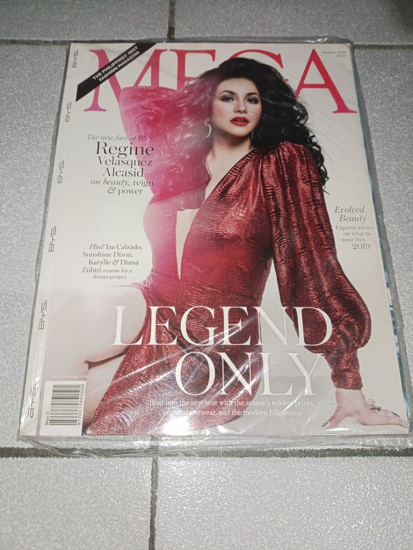 2019 MEGA MAGAZINE REGINE VELASQUEZ (Category: Magazines) located in Quezon City. Submitted by collectandselect (Listing ID 1427063745, Image 1). Description: REGINE VELASQUEZ MEGA MAGAZINE JANUARY 2019 ISSUE ⚠️FIRM PRICE! Lowballing Offers will be Ignored! ⚠️These are OLD PRE-LOVED BOOKS! So Please Manage your Expectations! ⚠️Expect Creases Due to Age and Storage! ⚠️1st to PAY Gets the Item(s)! ⚠️ I have the right to choose my Buyer(s) AT MY CON
