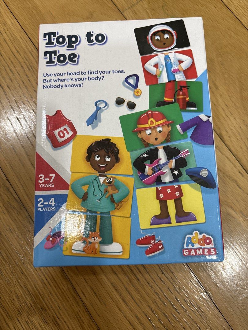 Addo Games Top to Toe Board Game Toy, Hobbies & Toys, Toys & Games on ...