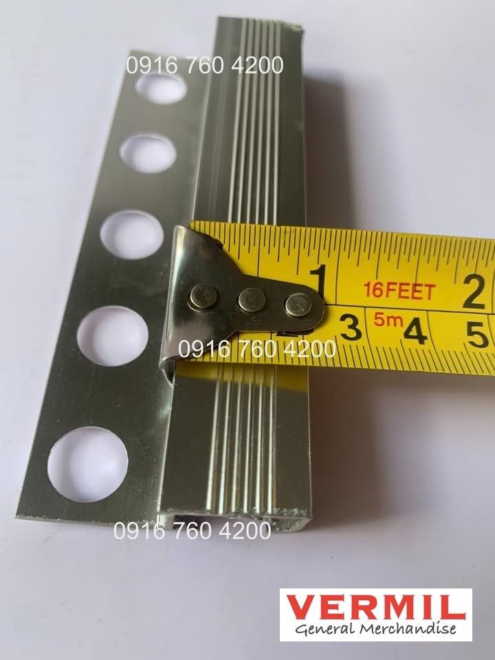 ALUMINUM Stair Nosing, F-TYPE (Category: Home Improvement Tools & Accessories) located in Manila. Submitted by allanmil (Listing ID 1426966298, Image 3). Description: F-TYPE ALUMINUM STAIR NOSING ✅ 20mm ✅ Length: 8feet ✅ Color: Silver ONLY ❗️WHOLESALE PRICE : ₱480/pc❗️ *Available in L-type as well* ‣ 📍PHYSICAL STORE located in Sampaloc Manila (near UST) ‣ Delivery via Lalamove (c/o buyer) .