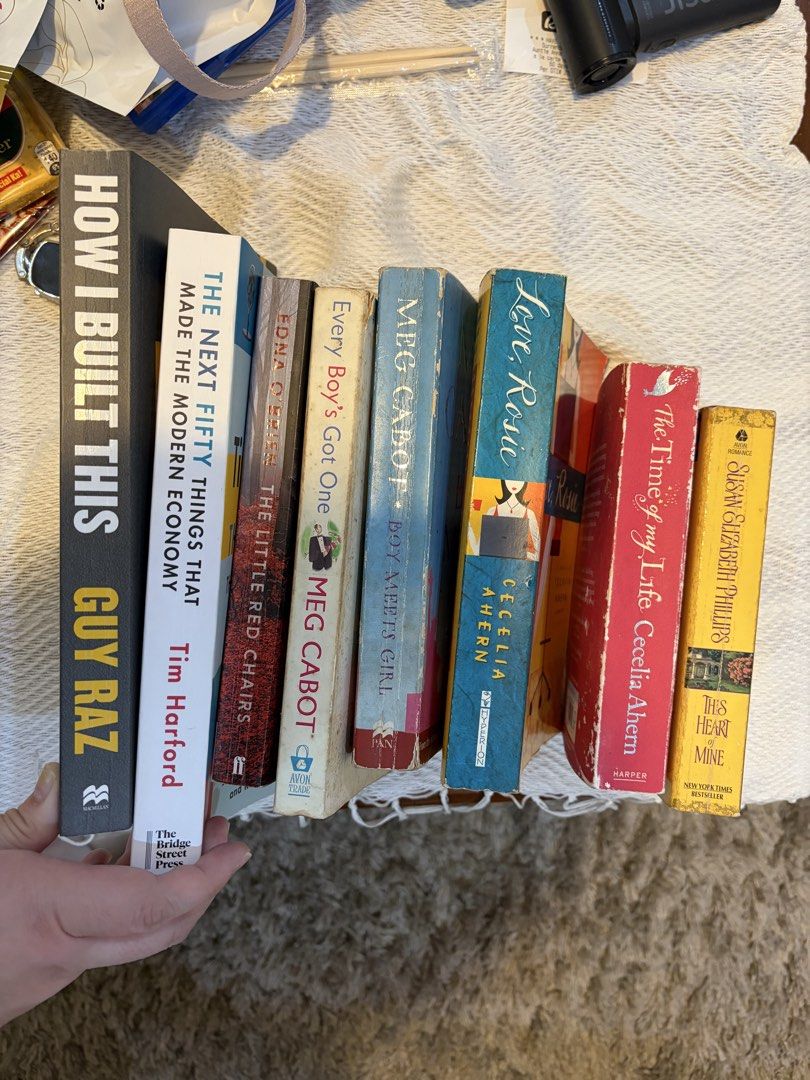 Assorted Books (Category: Storybooks) located in San Juan City. Submitted by pepper92 (Listing ID 1427095286, Image 2). Description: - get all 8 books for P200 only! - with 2 business books: How I Built This and The Next 50 Things That Made the Modern Economy -assorted: romance and business books.