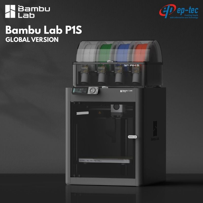 Bambu Lab P1S 3D Printer - Global Version (Category: Printers, Scanners & Copiers) located in Singapore. Submitted by eptec (Listing ID 1426972607, Image 1). Description: A powerhouse designed for creators who demand speed, precision, and versatility. Whether you’re a hobbyist, educator, or small business owner, the P1S offers professional-grade features in a user-friendly package. Product Features: Works right out of the box, set up in 15 minute