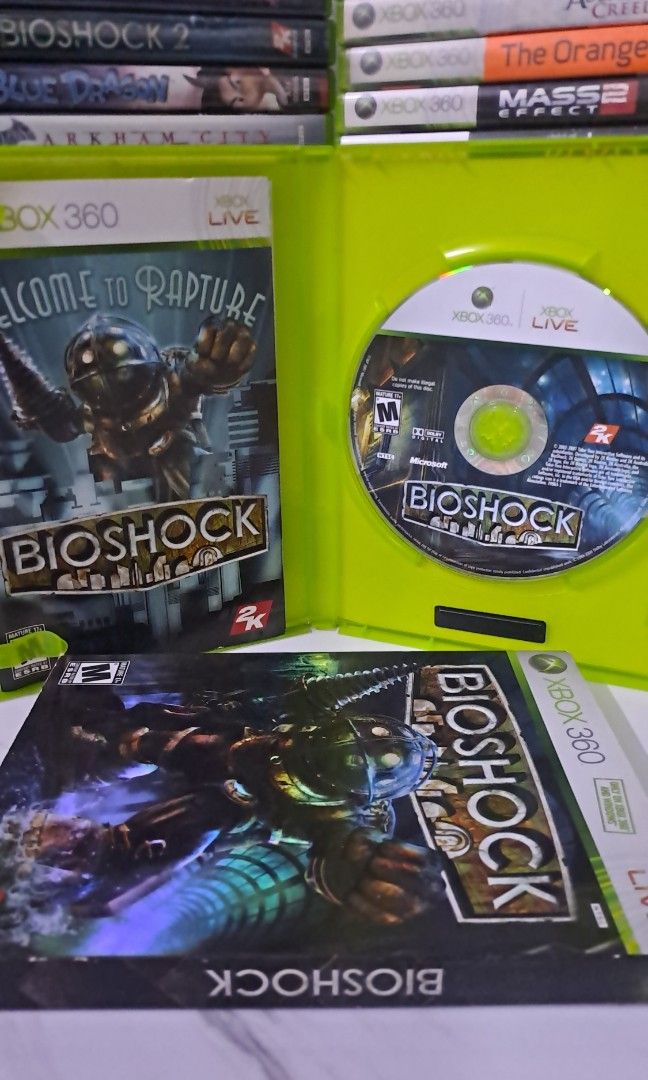 Bioshock Xbox 360 Game (Category: Xbox) located in Muntinlupa City. Submitted by echo.066 (Listing ID 1427004945, Image 2). Description: FOR SALE XBOX 360 CD GAME 700 PHP BIOSHOCK NTSC MINT CONDITION AVAILABLE FOR DELIVERY VIA LALAMOVE AVAILABLE FOR SHIPPING VIA J&T EXPRESS MODE OF PAYMENT : BANK / GCASH / MAYA Check my PROFILE for more CDs MUSIC / GAMES / MOVIE MUNTINLUPA CITY LOCATION .