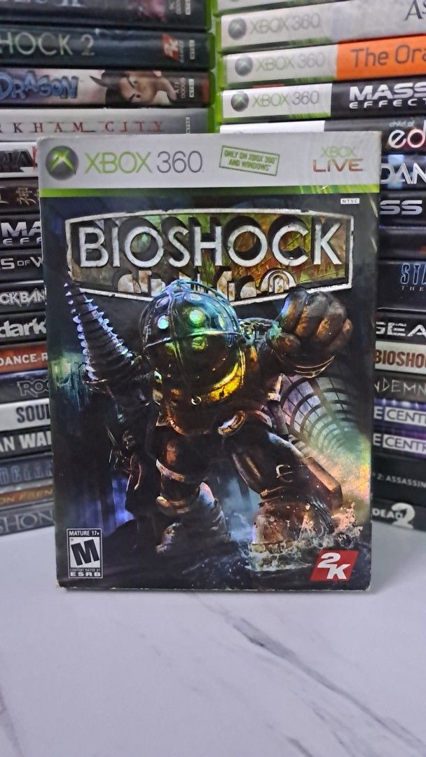 Bioshock Xbox 360 Game (Category: Xbox) located in Muntinlupa City. Submitted by echo.066 (Listing ID 1427004945, Image 1). Description: FOR SALE XBOX 360 CD GAME 700 PHP BIOSHOCK NTSC MINT CONDITION AVAILABLE FOR DELIVERY VIA LALAMOVE AVAILABLE FOR SHIPPING VIA J&T EXPRESS MODE OF PAYMENT : BANK / GCASH / MAYA Check my PROFILE for more CDs MUSIC / GAMES / MOVIE MUNTINLUPA CITY LOCATION .