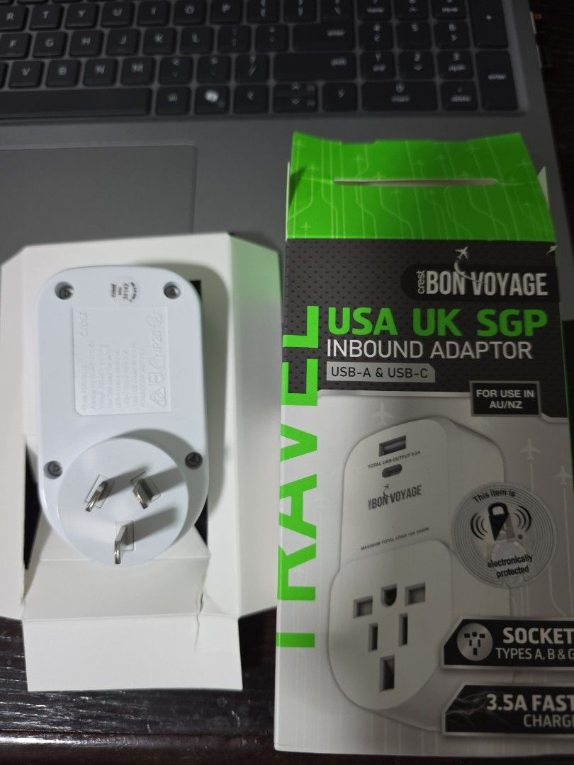 Bon Voyage Travel Adaptor for Australia Socket