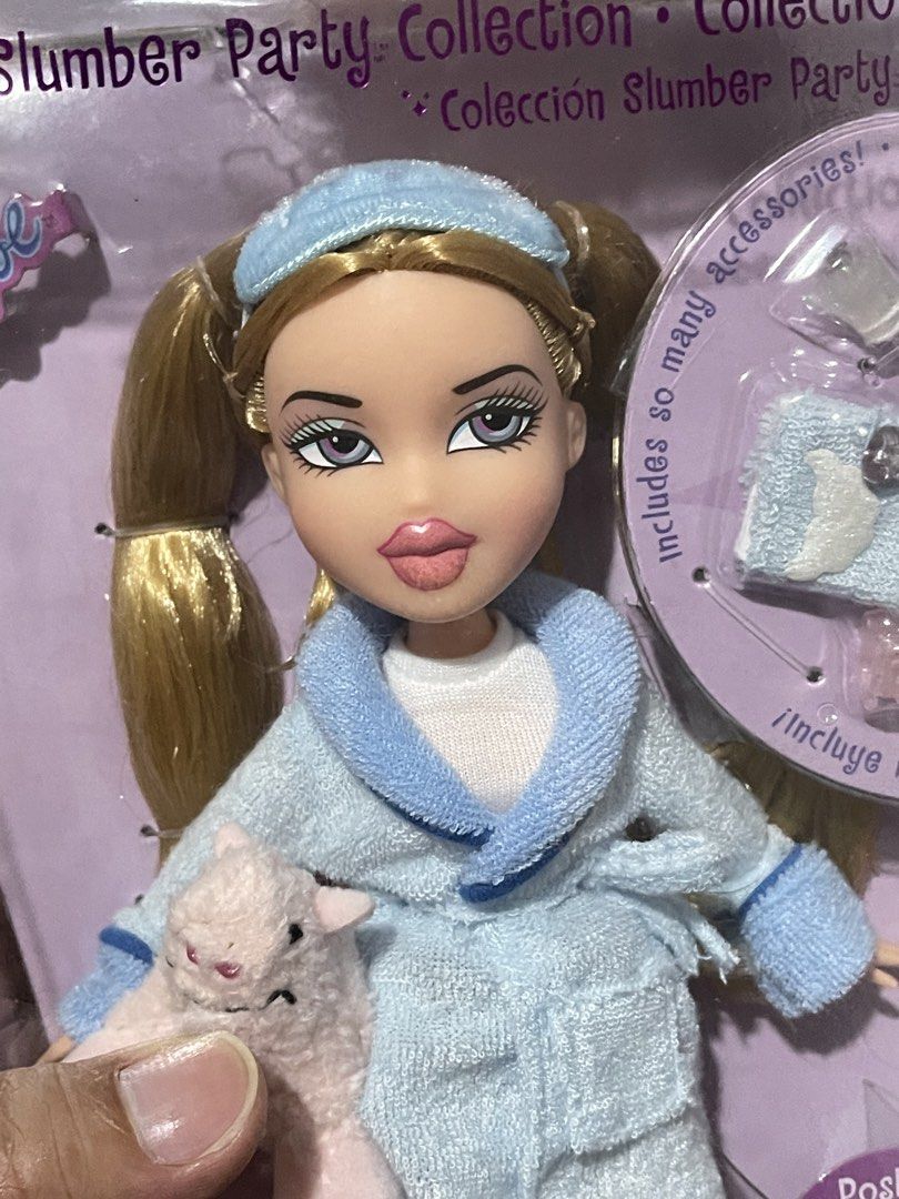 Bratz Slumber Party Cloe Doll (Category: Kids Toys) located in Makati City. Submitted by everythingniceshop (Listing ID 1427037209, Image 3). Description: NRFB Repro Box not perfect Box covered in plastic cover Displayed only.