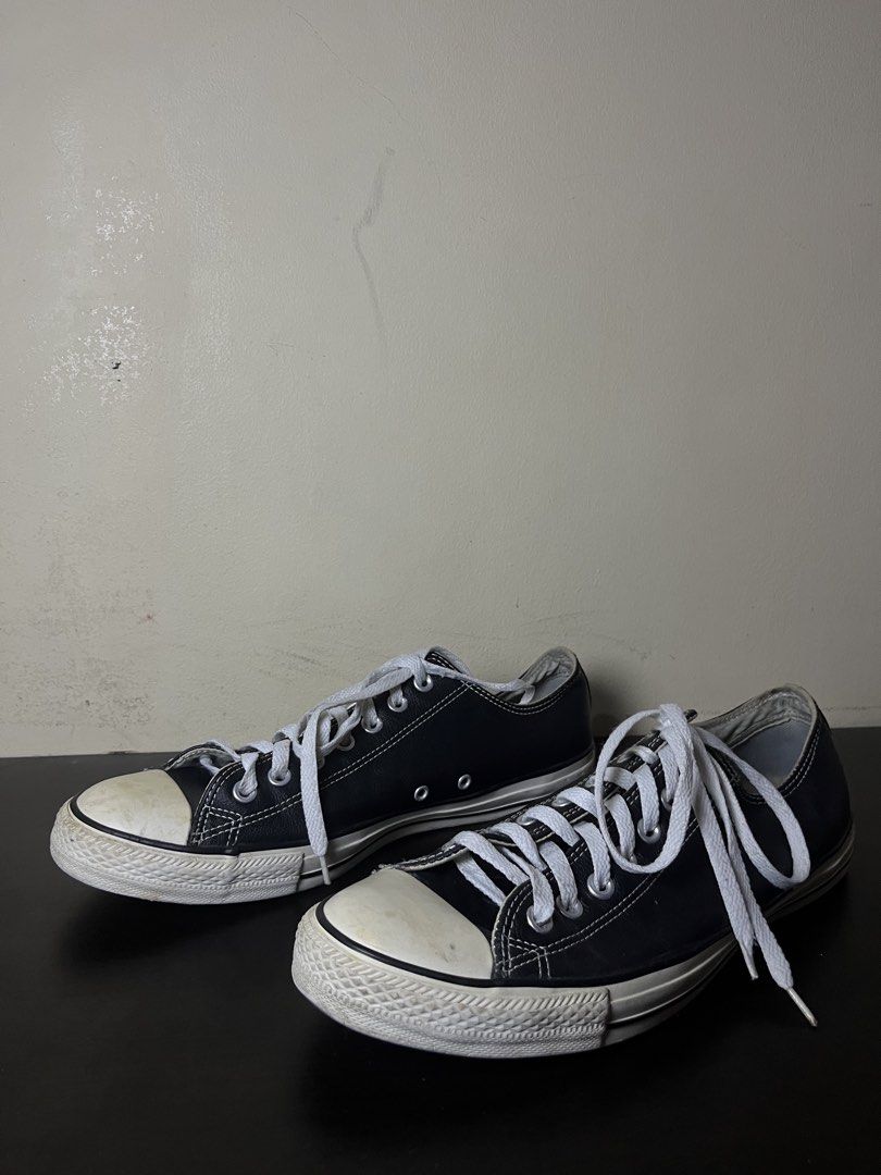 Converse All Star Black Leather Sneakers (Category: Sneakers) located in Quezon City. Submitted by euansells (Listing ID 1427057089, Image 2). Description: .