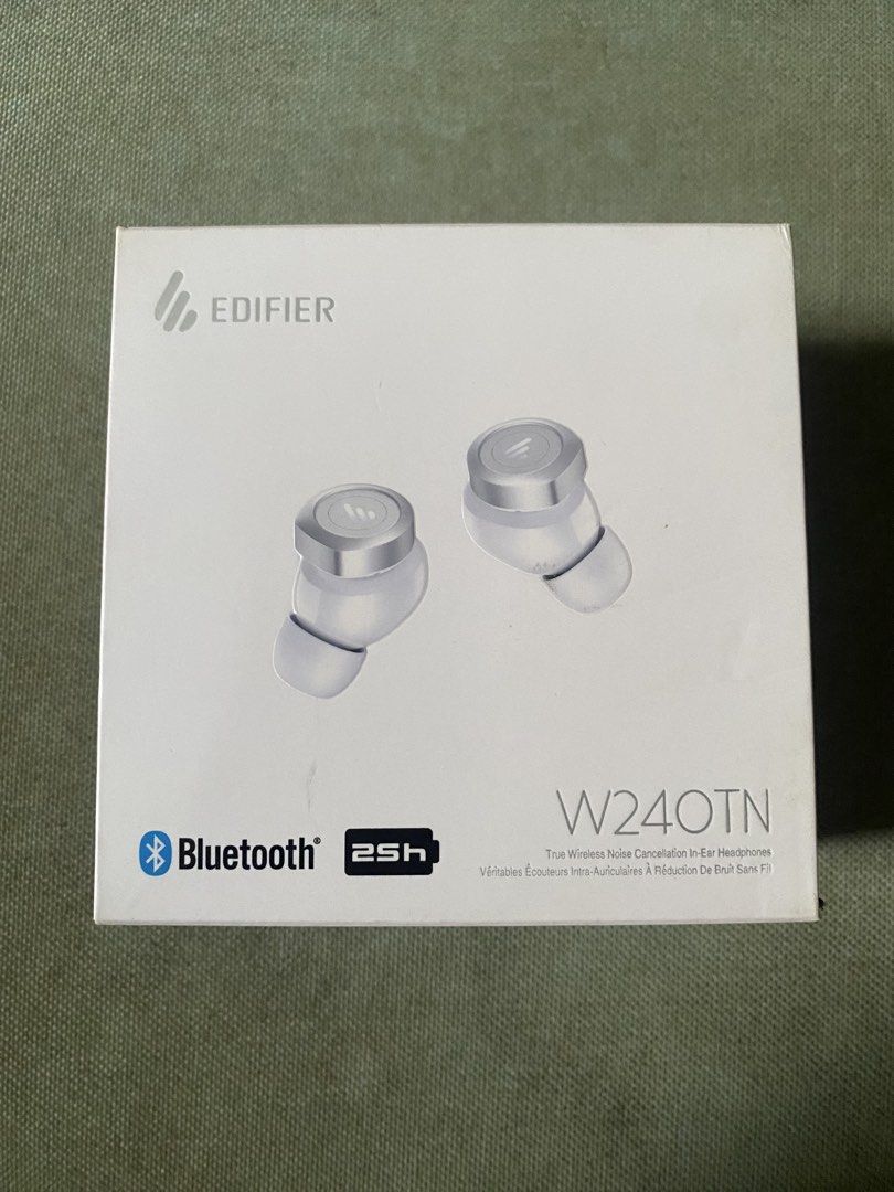 Edifier 240TN (White) (Category: Earphones) located in Calamba. Submitted by alaricdragumir (Listing ID 1427042086, Image 1). Description: FOR SALE ONLY: Edifier 240TN (White) -can pass as Brand New (only tried it for a week then never used again) -earbuds both clean and 100% working -charging case clean and 100% working -no problems pairing with devices -complete accessories: charging cable, unused extra eartips, papers Meetups: -Nuvali, Laguna 