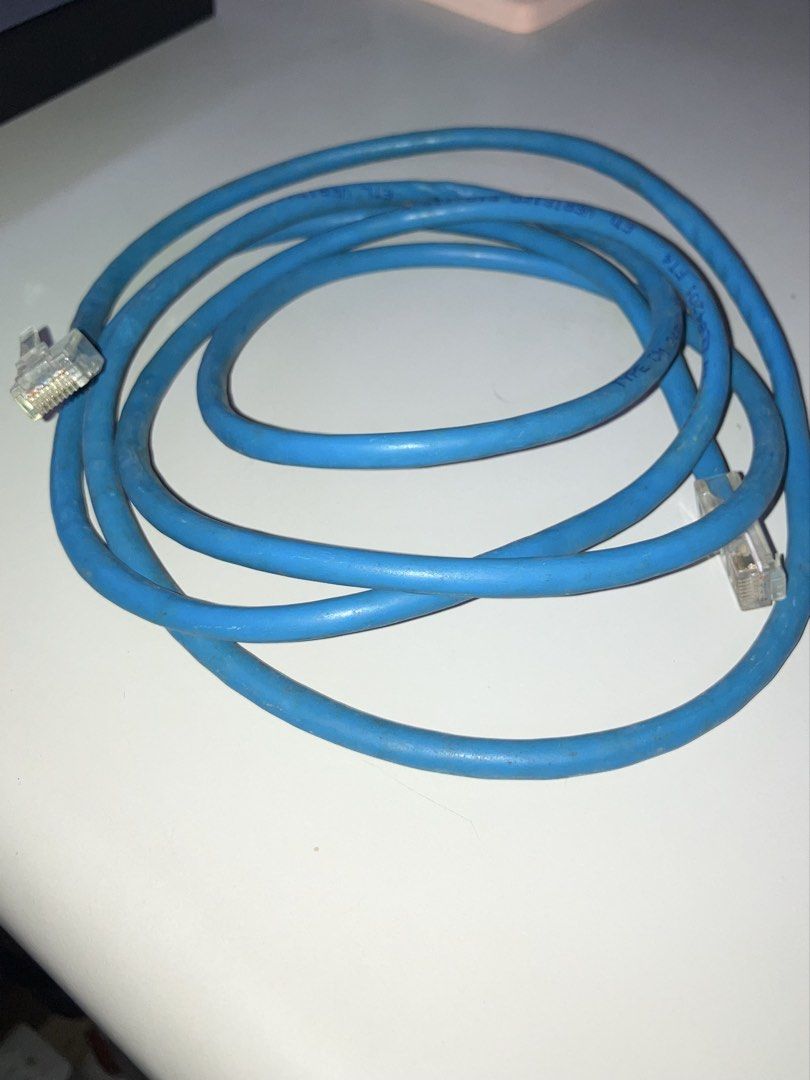 Ethernet Cable Cat6 (Category: Cables & Adaptors) located in Paranaque City. Submitted by chkdsk404 (Listing ID 1427036059, Image 1). Description: Cat6 Ethernet cable with RJ 45 plug. Price is per meter.
