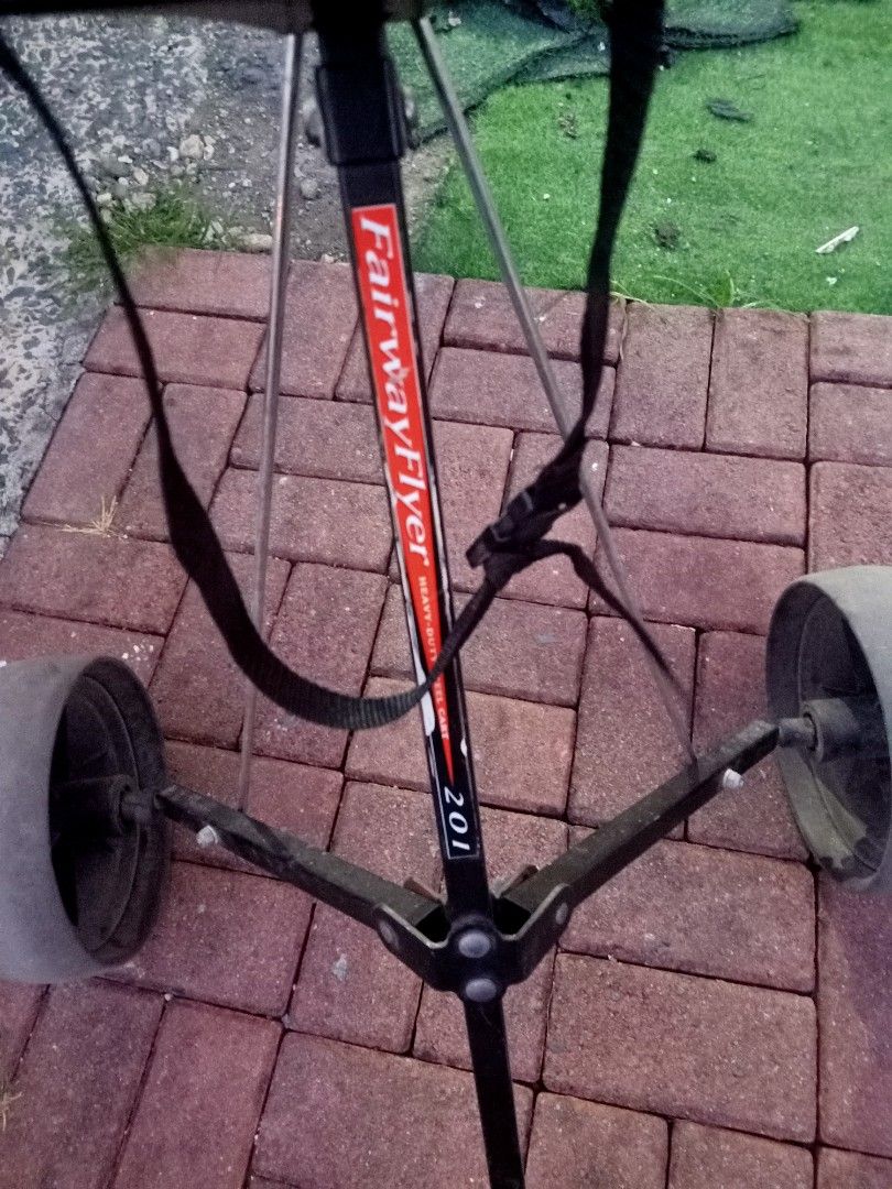 Fairway Flyer 201 Golf Cart (Category: Golf) located in Las Pinas. Submitted by the_recycle_shop (Listing ID 1427054519, Image 2). Description: Good working condition Durable light weight alloy made For Lalamove shipping only.