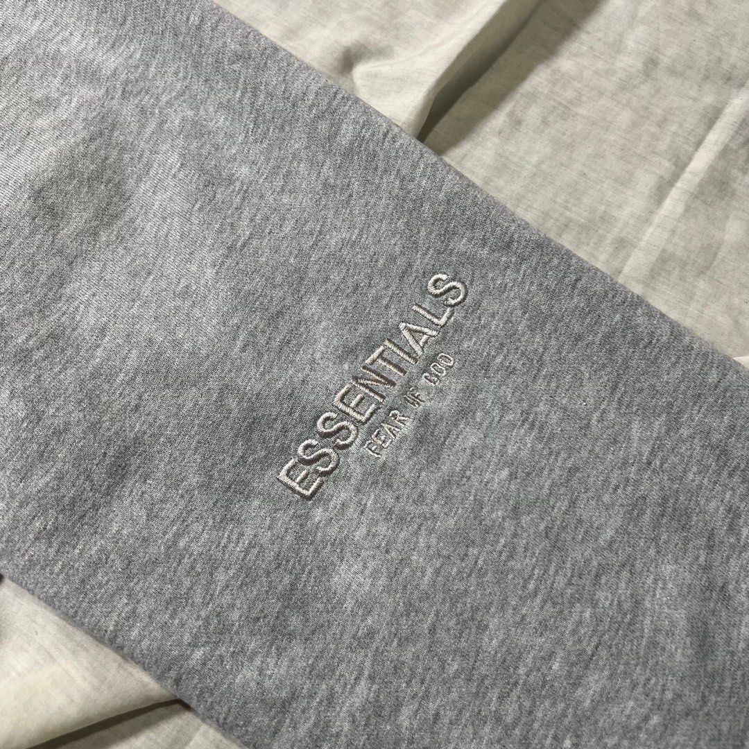 FOG Essential FW19 Sweatpants (Category: Joggers) located in Manila. Submitted by stakkhaus_ (Listing ID 1427079740, Image 3). Description: FOG Essential FW19 Sweatpants Very Good Condition Need wash again Measurement" Waist 30-34 Length 40.