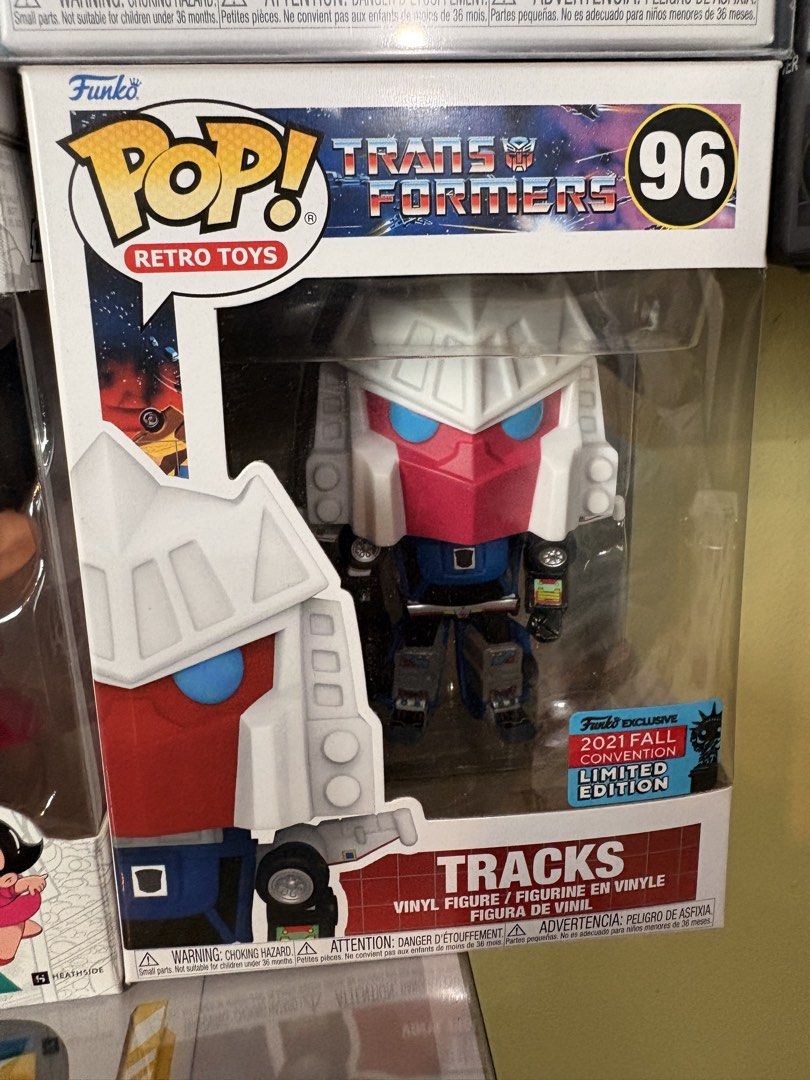 Funko Pop! Transformers Tracks #96 (Category: Designer & Blind Box Toys) located in Pasig City. Submitted by fitz2cool (Listing ID 1426981161, Image 1). Description: .