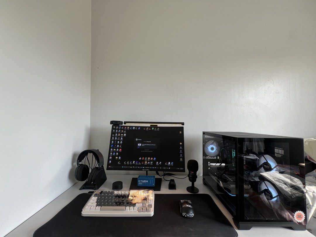 Gaming PC - AMD Ryzen 5 5600G (Category: Desktops) located in Pasig City. Submitted by lortega (Listing ID 1427024450, Image 2). Description: Custom-built gaming PC featuring an AMD Ryzen 5 5600G processor. Includes 16GB of Kingston Fury RAM, a 480GB WD Green NVMe SSD, and a 1TB Seagate Barracuda HDD. Housed in an InPlay Seaview Palace Mini Black case and powered by a Corsair CV750 power supply. The motherboard is a Gigabyte B450M DS3H. Honest is