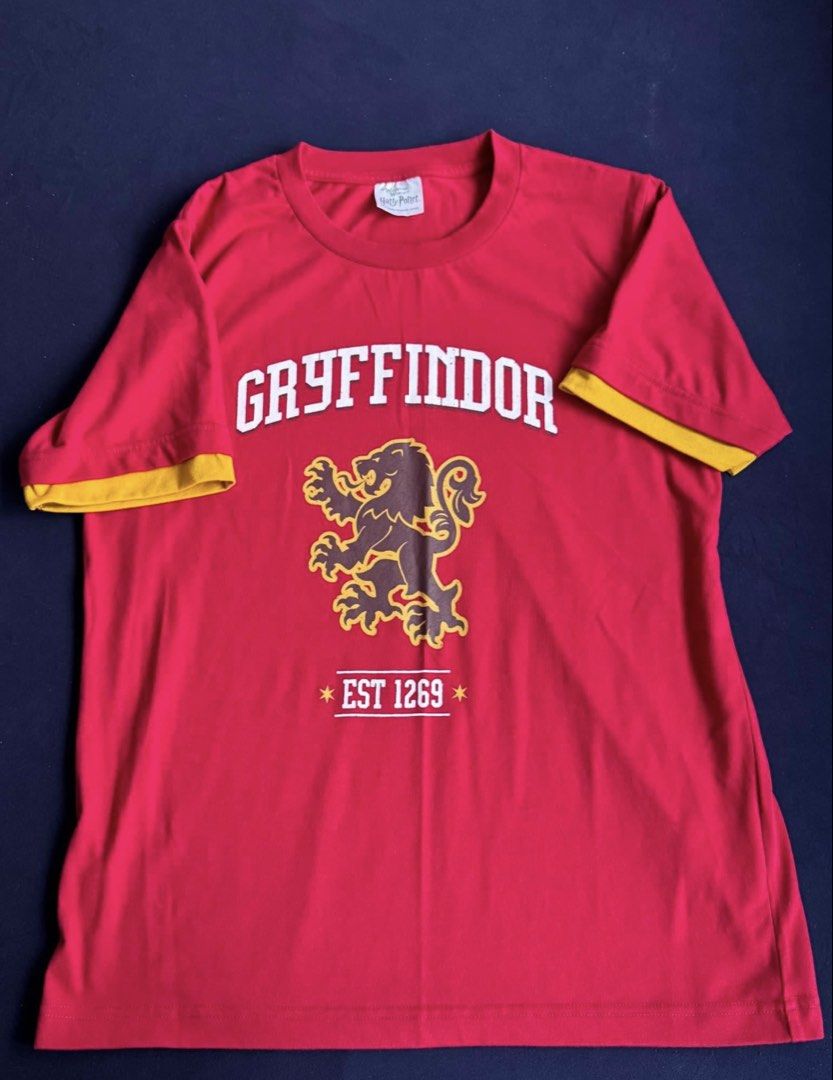Harry Potter Gryffindor T-shirt (Category: Tshirts & Polo Shirts ) located in Mandaluyong City. Submitted by ed.grc (Listing ID 1427026232, Image 2). Description: Bought in Universal Studios Japan, worn just for fitting but not used or washed yet..