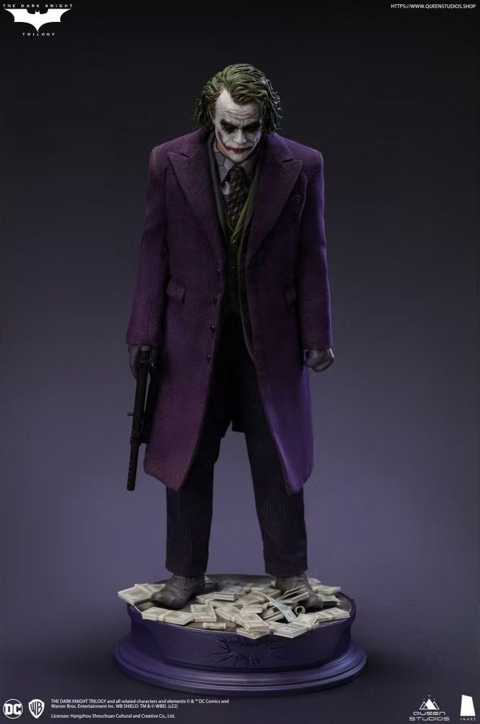 INART/HOT TOYS (Category: Figurines & Statues) located in Caloocan City. Submitted by econyl (Listing ID 1427017147, Image 3). Description: Queen studio INART Joker ( Sculpted Hair STANDARD ) Condition : LOOSE 18k🏷️ Hot toys EXCLUSIVE THE Joker ( Artisan EDITION ) rooted hair Condition : MIB 22k🏷️ .