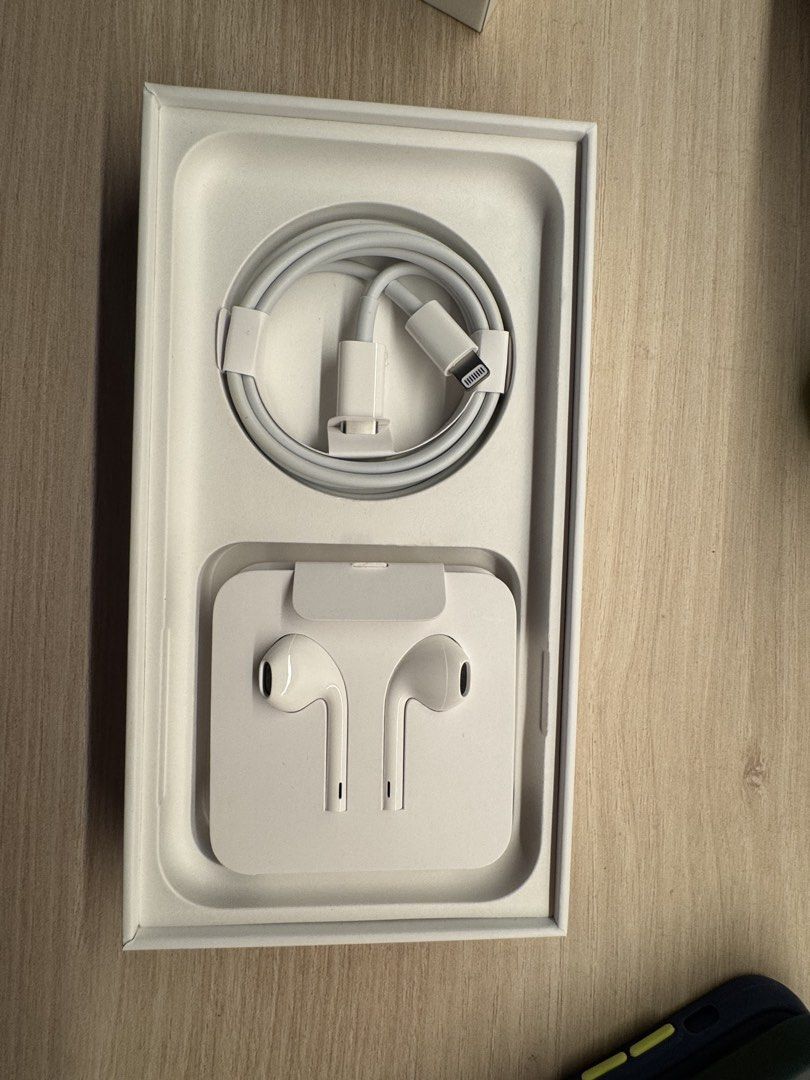 Iphone Earpods and Lighting usb charger