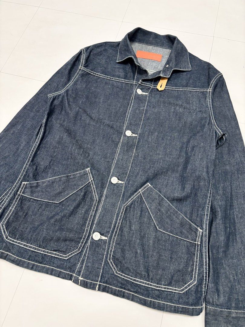 Journal Standard Japan Indigo Denim Jacket (Category: Coats, Jackets and Outerwear) located in Makati City. Submitted by bzspr (Listing ID 1426968497, Image 3). Description: Journal Standard Japan Indigo Denim Jacket Length 28 inches Width 20 inches.