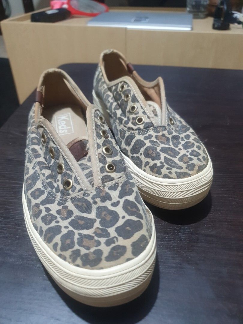 Keds Leopard Print Slip-on Sneakers (Category: Sneakers) located in Pasig City. Submitted by jjomss (Listing ID 1427138224, Image 1). Description: original keds shoes goods for daily use loc near pasig palengle.
