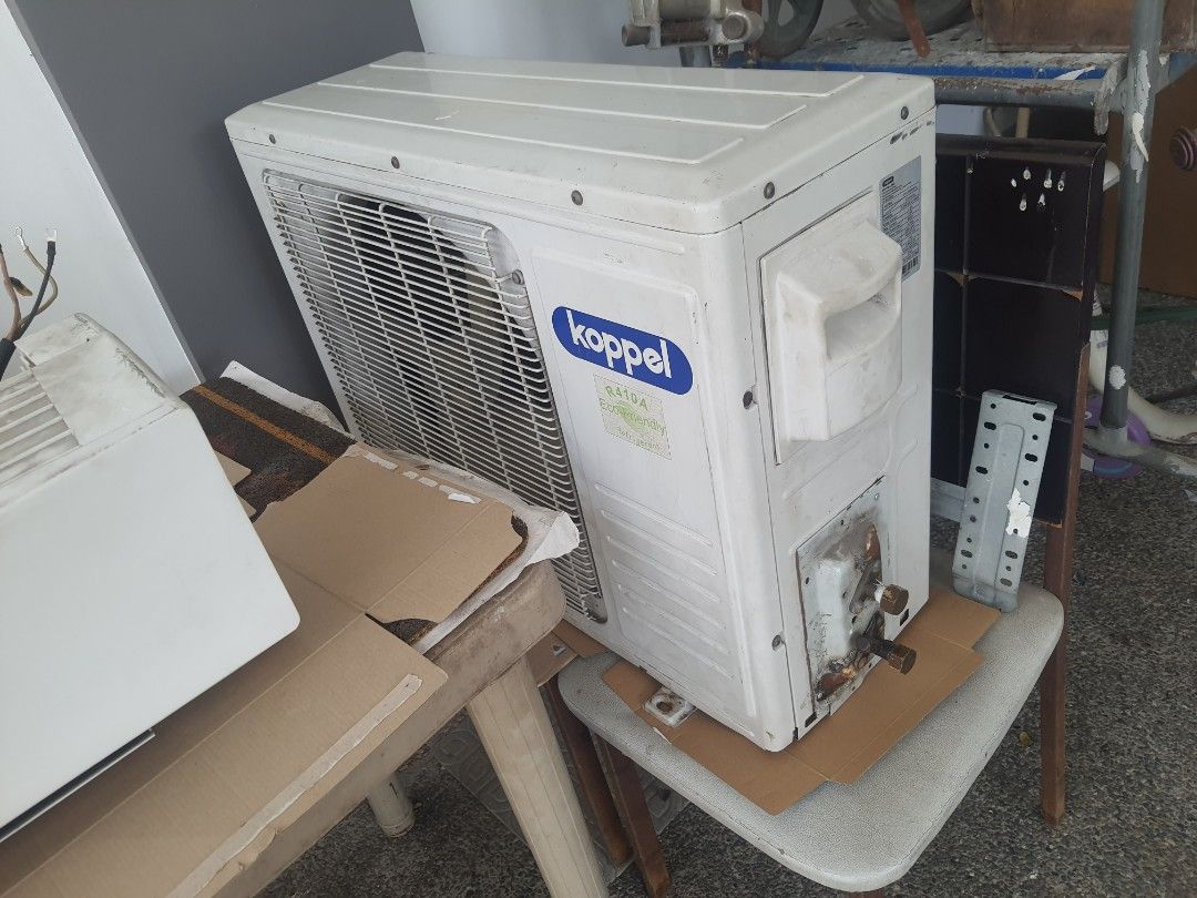 Koppel Air Conditioner KPC-09HH5CA (Category: Air Conditioning and Heating) located in Caloocan City. Submitted by tonyboyrz (Listing ID 1427102699, Image 3). Description: Please Read: Koppel Digital Air Conditioner, 1HP, Eco-Friendly model KPC-09HH5CA. Features a cooling capacity of 8,824 BTU. Rated voltage is 208-230V, and the rated frequency is 60Hz. Includes the indoor unit, outdoor unit, and connecting pipes (copper tubing). With Remote Cont