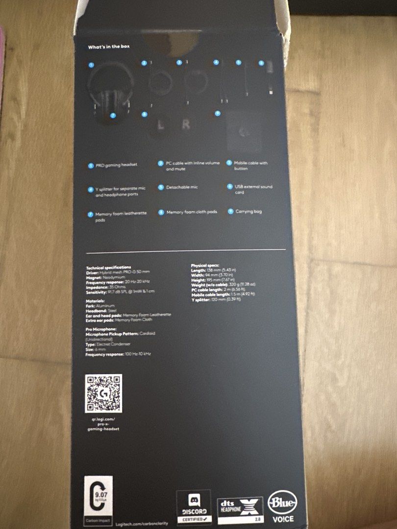 Logitech G Pro X Gaming Headset402344343744686082