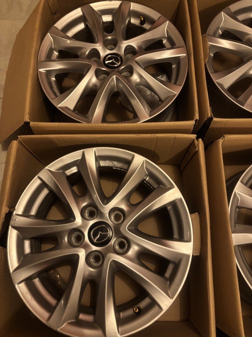 Mazda3 2018 Mags 16” (Category: Mags and Tires) located in Manila. Submitted by jdschvz (Listing ID 1427077441, Image 2). Description: 5x114.3 Pick up at my place or meet up at Circuit Makati or Lalamove.