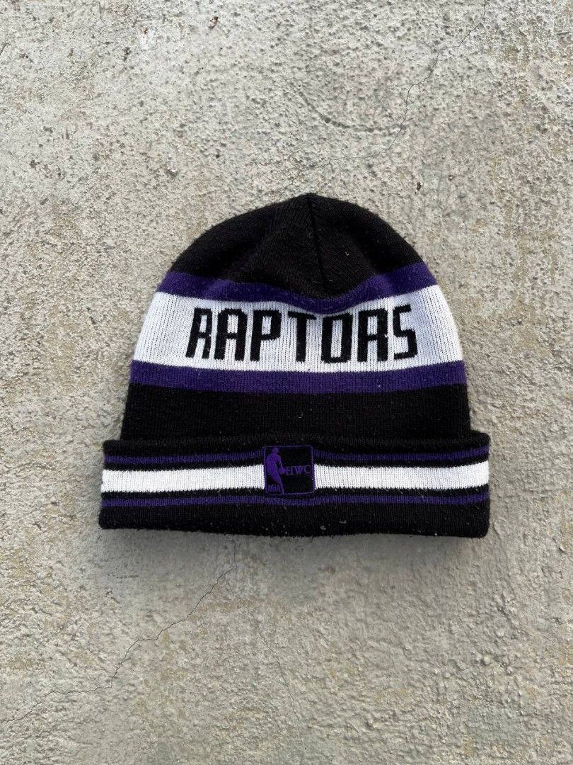 New Era Toronto Raptors Beanie (Category: Caps & Hats) located in Batangas. Submitted by maci24 (Listing ID 1427077670, Image 2). Description: New Era Toronto Raptors Beanie - Complete Tags - C.R 9/10.