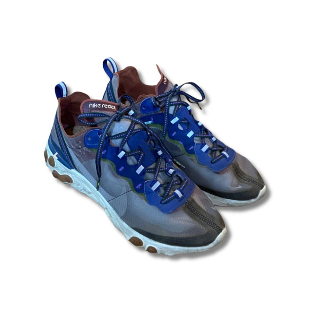 Nike React Element 87 Dusty Peach (Category: Sneakers) located in Davao. Submitted by purple_stitch87 (Listing ID 1427031562, Image 2). Description: Crafted with a translucent upper and sleek layered detailing, this pair delivers a bold, modern look that turns heads effortlessly. The signature React foam midsole provides ultra-lightweight cushioning, ensuring all-day comfort whether you’re on the move or styling up a casual fit. Product Details: 