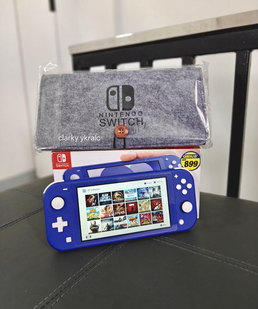 Nintendo Switch Lite Blue with Free Games (Category: Nintendo) located in Manila. Submitted by nswitchgear (Listing ID 1427032910, Image 2). Description: Nintendo Switch Lite with Free Games ₱6,499 FREE acess to my Paid games Legit purchase not Jailbreak. Used item but in Good/Best condition Can give 7 Days personal Warranty for peace of mind. -Doon po tayo sa kaya tayong issupport, dont settle for less. Comes with Box,charger and case Any of my 
