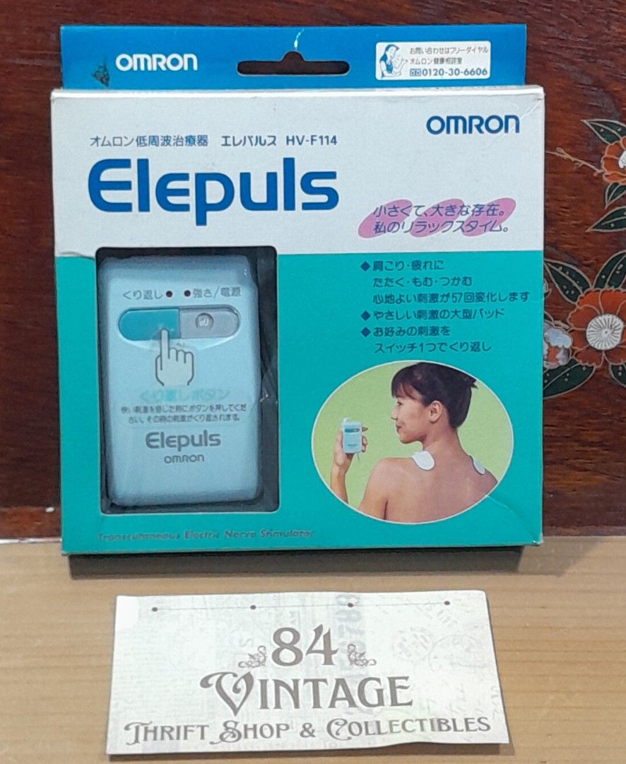 Omron Electric Nerve Stimulator (Category: Medical Supplies & Tools) located in Las Pinas. Submitted by 84vintage (Listing ID 1427110691, Image 1). Description: Try the TENS method of healing. message us privately and we can send additional literature and ideas. This Omron Elepuls HV-F114 is a low-frequency therapy device. It features a repeat button for a pleasant sensation and has multiple treatment modes. The device is compact and comes with a