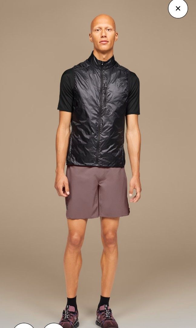 On Running Padded Cold Weather Running Vest (Category: Vests) located in Pasig City. Submitted by psg2019 (Listing ID 1426665726, Image 1). Description: Black vest from On cloud Running. Features a full zip closure, a stand-up collar, and the On Running logo on the chest. The vest has a lightweight, water-resistant material. Size L. Made in Vietnam. reflectorized logo 2000+ship pasig location 📍.