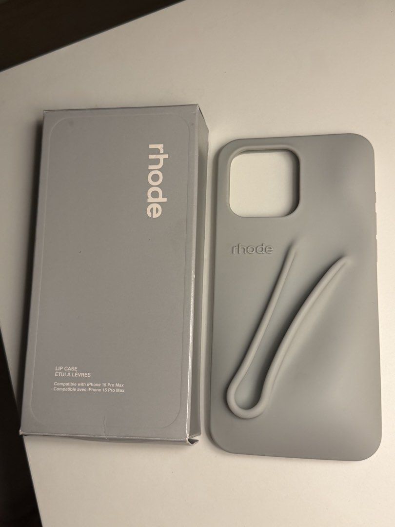 Original Rhode Iphone 15 Pro Max Case (Category: Cases & Sleeves) located in Cabanatuan. Submitted by camsygel (Listing ID 1427107111, Image 1). Description: Original Rhode phone case with box. Rfs: upgraded my phone.
