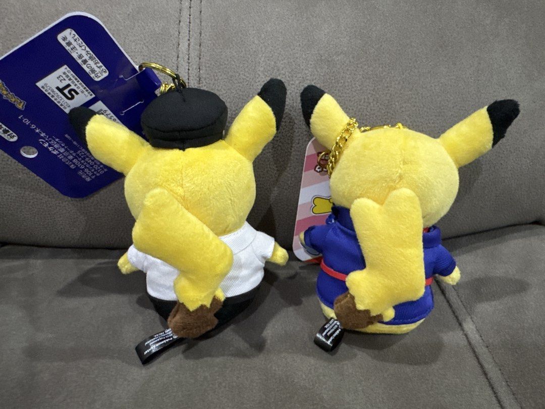 Pikachu Plush Keychain (New Chitose) (Category: Plushies & Soft Toys) located in Quezon City. Submitted by Cel_13 (Listing ID 1427077698, Image 2). Description: 1,200 each. 2000 as a set. .
