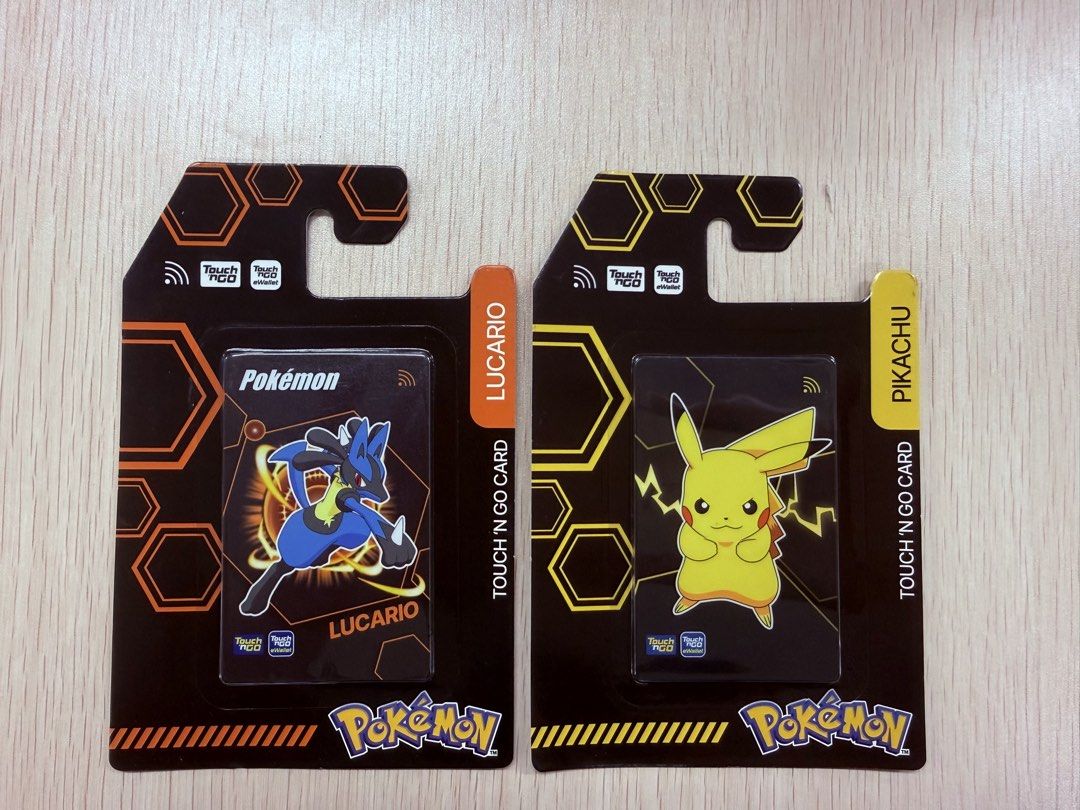 Pokemon Touch 'N Go Card - Lucario & Pikachu LED, Video Gaming, Gaming ...