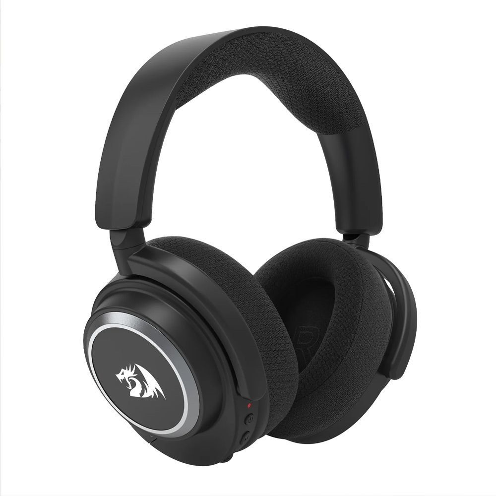 Redragon NYX H891 Pro Wireless Gaming Headset (Category: Headphones & Headsets) located in Quezon City. Submitted by dragndropretail (Listing ID 1427015174, Image 2). Description: Redragon NYX H891 Pro is a wireless gaming headset with an extendable microphone. It features virtual 7.1 surround sound and a USB/USB-C connection. The headset has a black finish and includes a USB dongle, a USB-C to USB-A cable, and a user manual. It also has neodymiu