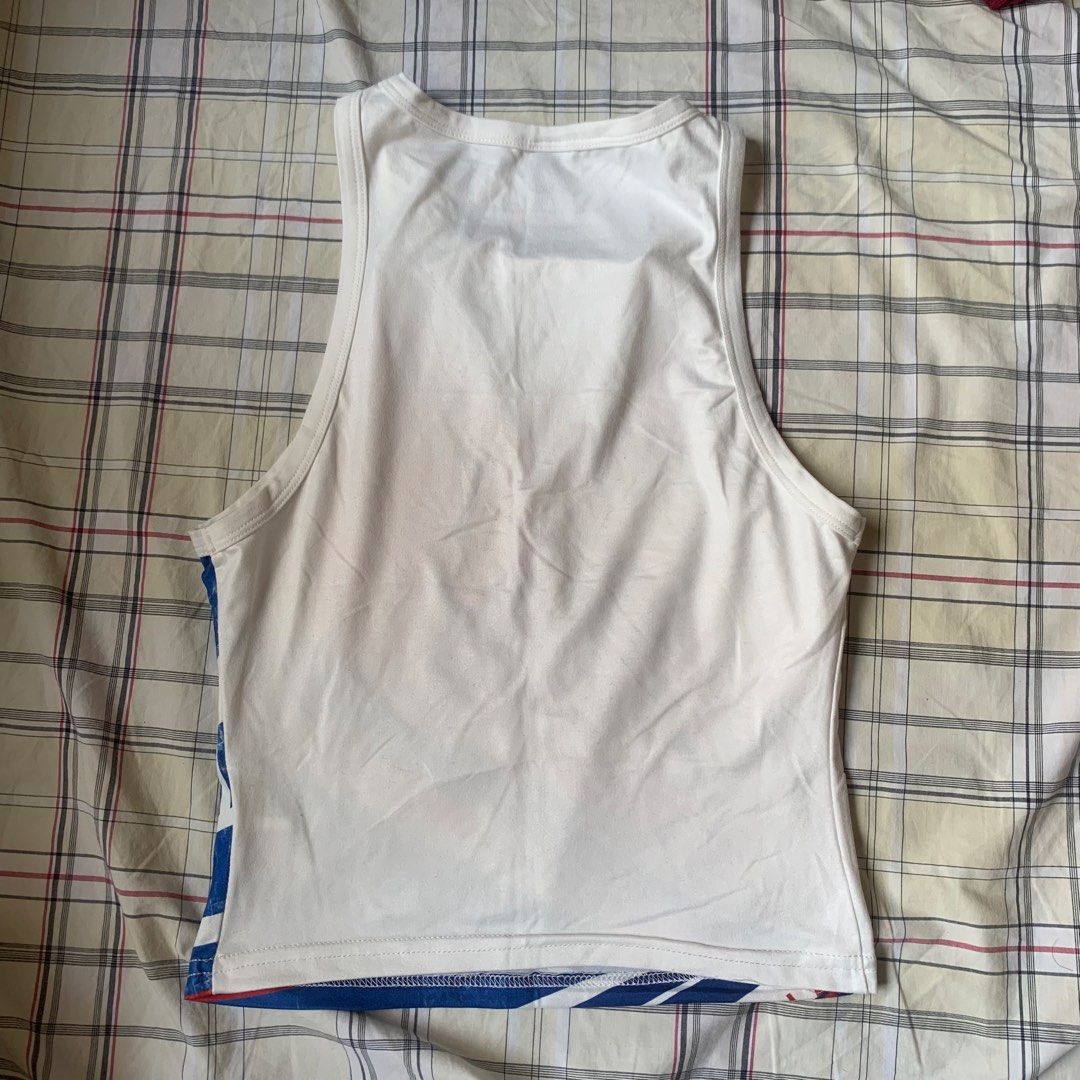 Shein USA Graphic Tank Top (Category: Sleeveless) located in Paranaque City. Submitted by dalgicheetos (Listing ID 1427001555, Image 2). Description: fits XS-M worn twice .