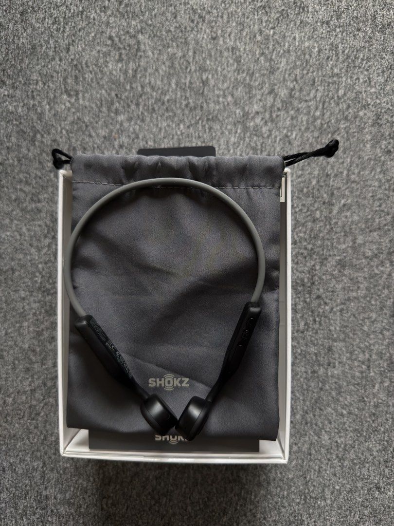 Shokz OpenMove Wireless Bone Conduction Headphones (Category: Headphones & Headsets) located in Quezon City. Submitted by cabotagemichael-98856 (Listing ID 1426992389, Image 2). Description: Delivery shouldered by buyer. Item comes from Commonwealth Area. Used a few times for running and casual use, still in neat and good condition. Comes with the original pouch and box. Brand new price in the orange apps is around 4.4k. Slightly negotiable for s