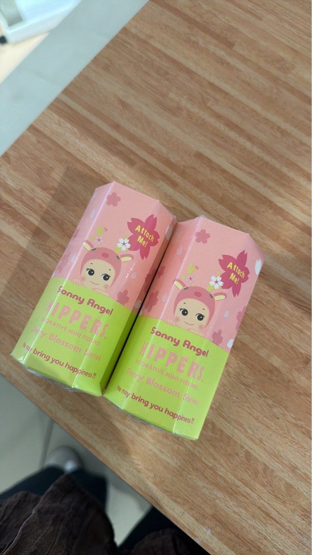 Sonny Angel Hippers Cherry Blossom Series - Blind Box (Category: Designer & Blind Box Toys) located in Singapore. Submitted by tehobinggg (Listing ID 1427072984, Image 2). Description: Have: Red Want: Green Brand new in foil, unopened. Just bought from hands! Meet up at Bugis/ woodlands .