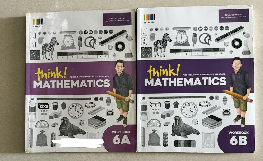 Think! Mathematics Workbook 6A & 6B (Category: Textbooks) located in Quezon City. Submitted by declutter1990 (Listing ID 1426979850, Image 1). Description: 150 each has minimal writings .