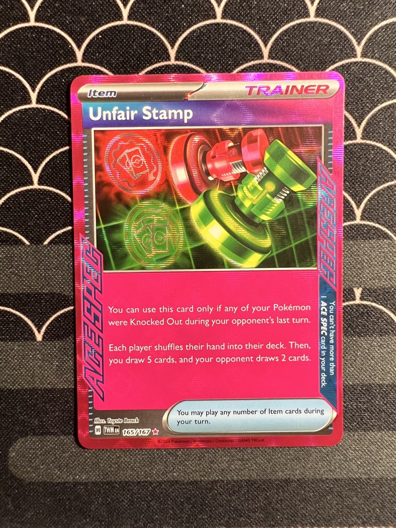 Unfair Stamp Ace Spec |Pokemon Playables | Pokemon Cards, Hobbies ...