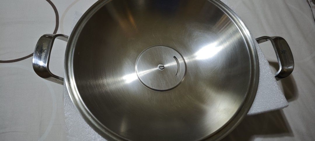 WMF Stainless Steel Wok with Lid