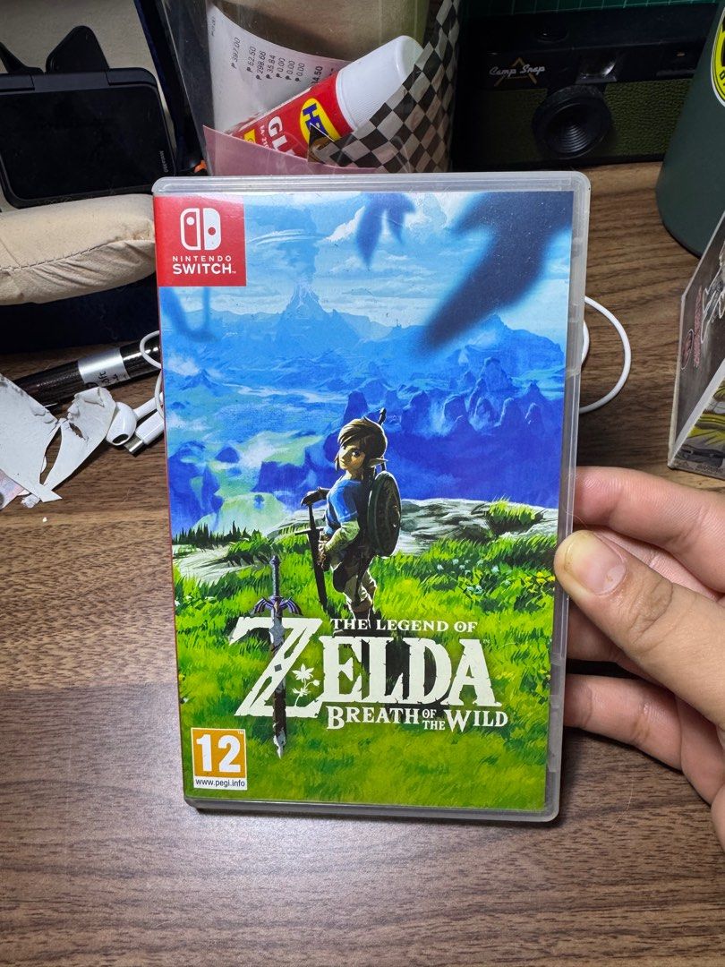 Zelda BOTW Nintendo game (Category: Nintendo) located in Manila. Submitted by berrnnee (Listing ID 1427140756, Image 1). Description: Barely used not my genre in games .