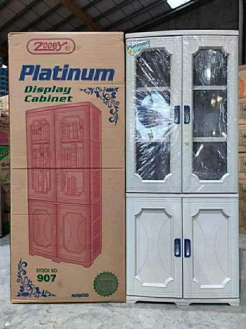 Zooey Platinum Display Cabinet (Category: Shelves, Cabinets & Racks) located in Manila. Submitted by dolorchris69891 (Listing ID 1426967696, Image 1). Description: zooey Platinum cabinet Size lenght 68.5cm Height 164cm Width 33cm Super Ganda sa personal Very spacious Matibay at pang matagalan Same day delivery Brand new Cod .