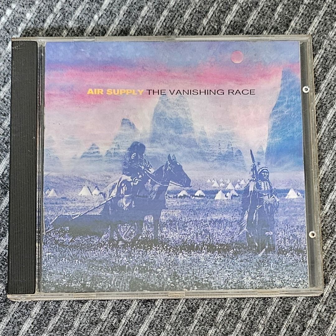 1 For 1 🌟[CD Album] Air Supply – The Vanishing Race (Category: CDs & DVDs) located in Singapore. Submitted by strangecell (Listing ID 1427279580, Image 1). Description: Many more Various Genres: https://www.carousell.sg/p/1253907759 Electronic Dance, EDM, DJ Mix: https://carousell.com/p/1035784902 Easy Listening, Funk Soul, Lounge, Jazz, New Age, Chill-out: https://carousell.com/p/1028943398 ************************************** Self-collect at