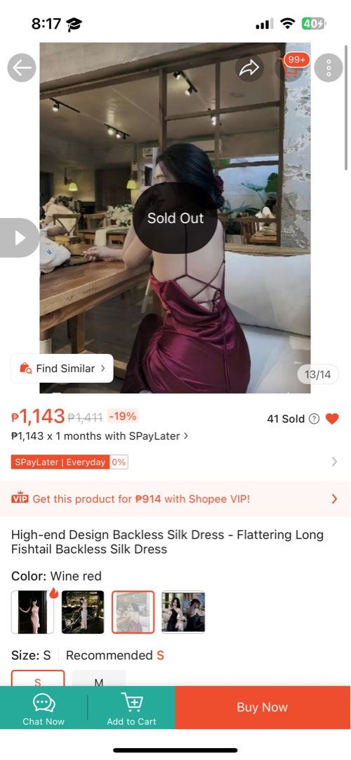 Backless Silk Fishtail Dress (Category: Dresses) located in Manila. Submitted by nichisells (Listing ID 1427260171, Image 3). Description: From vietnam (PREMIUM SILK) Last 2 pics are ACTUAL ww photos Dm for more pics COLOR WINE RED.