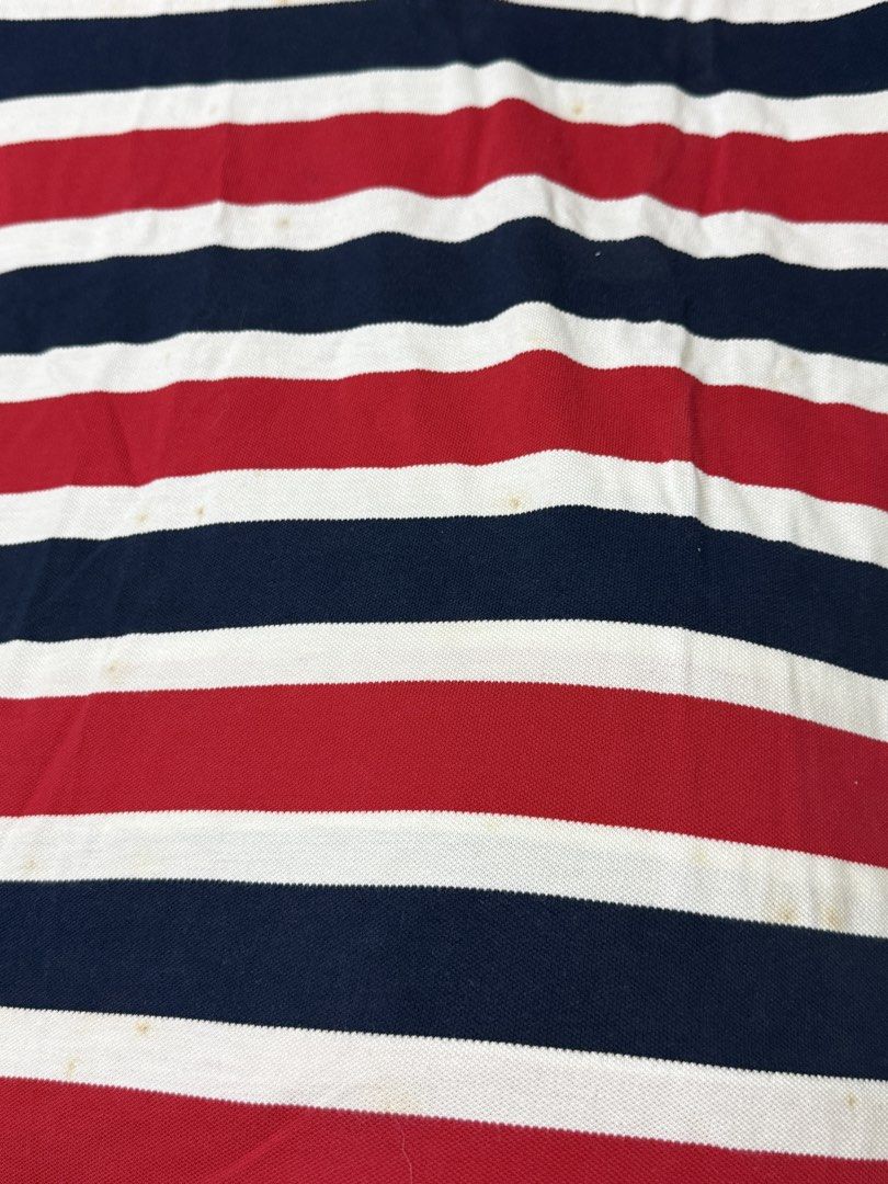 Baleno Striped Polo Shirt - Medium (Category: Tshirts & Polo Shirts ) located in Manila. Submitted by charmaaa (Listing ID 1427218343, Image 3). Description: Bought in Baleno Hong Kong. Few stains due to storage. .