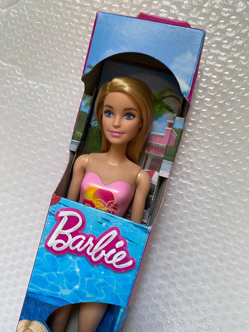 Barbie Doll in Swimsuit (Category: Kids Toys) located in Abucay. Submitted by abpshop (Listing ID 1427202615, Image 3). Description: Brandnew barbie beach doll , no issue, sold as is MOP: Gcash + SF Location: Bataan Courier: J&T Express.