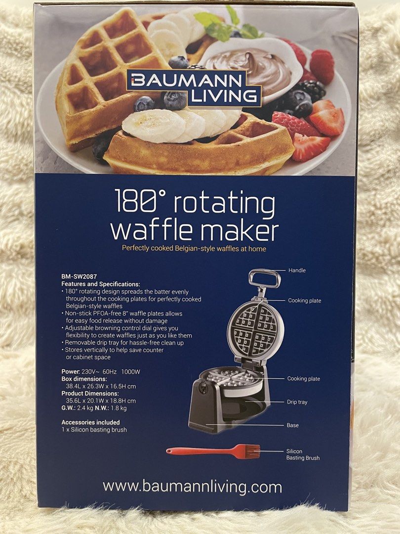 Baumann Living Waffle Maker (Category: Other Kitchen Appliances) located in Antipolo. Submitted by happy_garagesale (Listing ID 1427244448, Image 2). Description: Slightly negotiable..